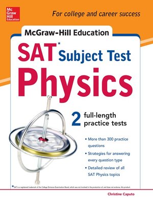 cover image of McGraw-Hill's SAT Subject Test Physics